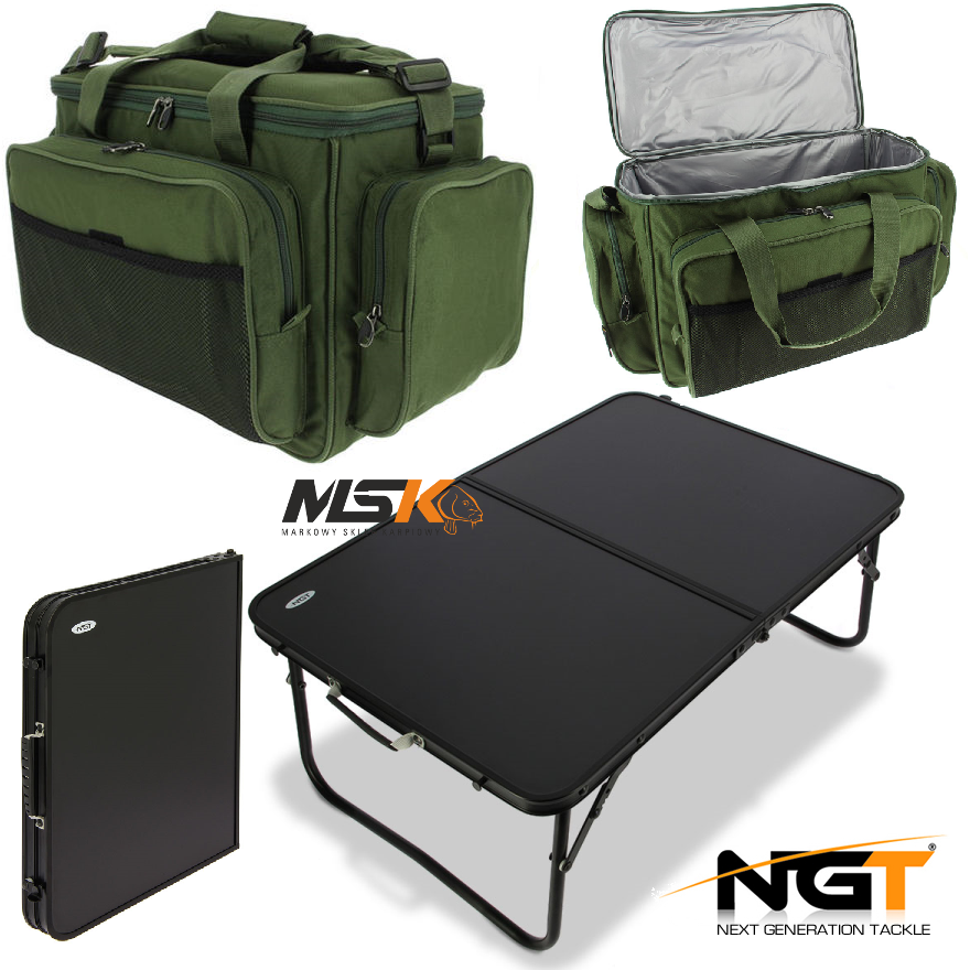 NGT Carp Fishing 4+1 Tackle Box Set + Quickfish Carryall Stiff Rig